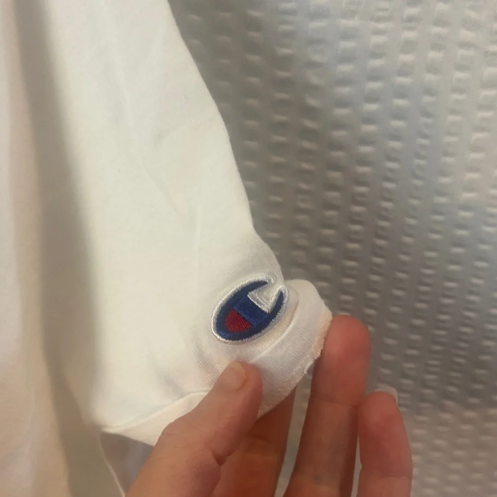 Champion White Logo Men's Tee 0127 - Picture 4 of 5